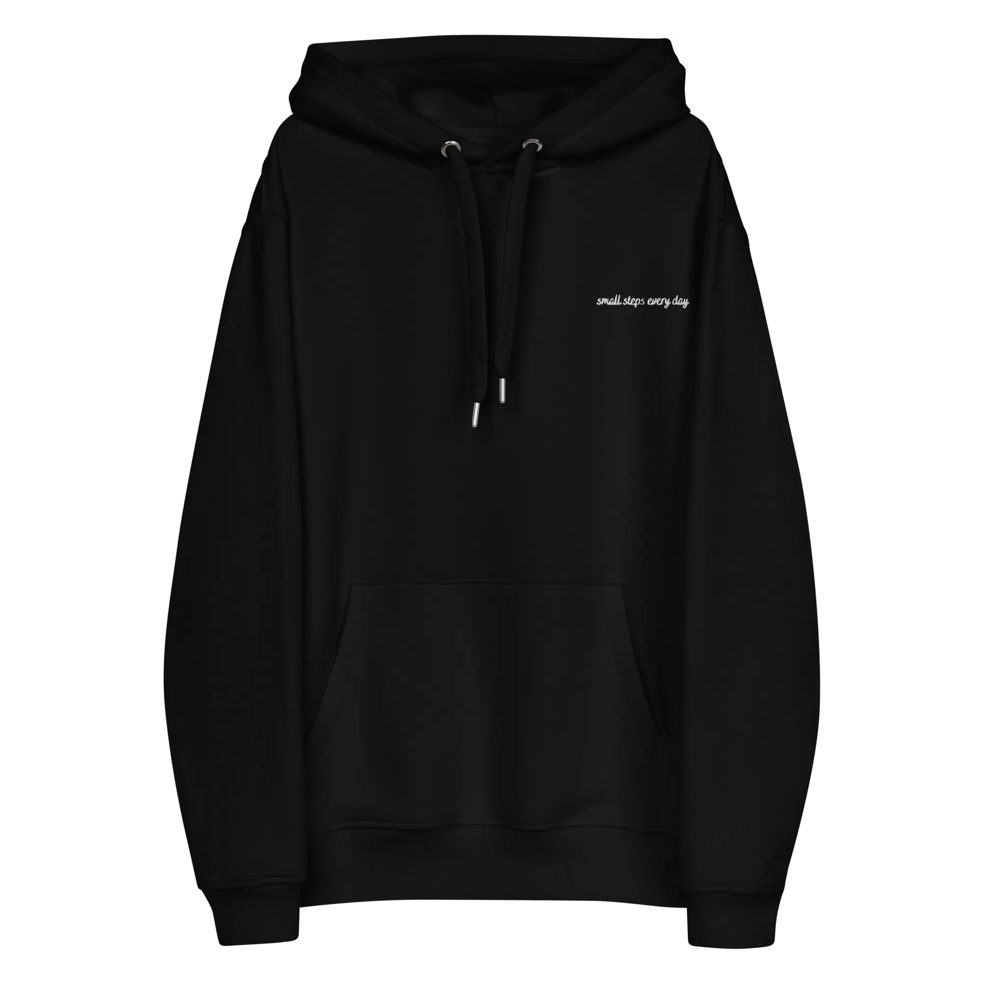 Small Steps Every Day Embroidered Eco Hoodie - Image 2